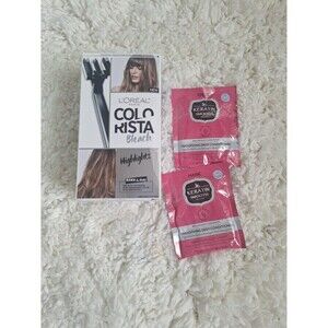 L'Oréal Colorista Bleach Highlights and HASK Keratin Smooth